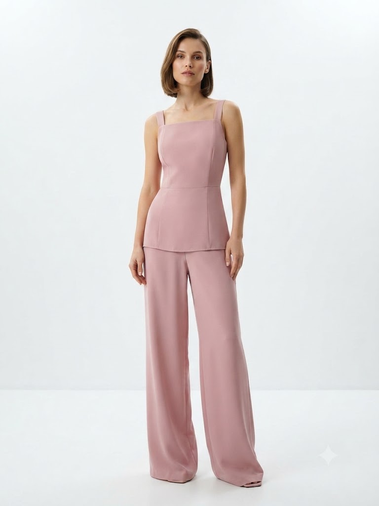 COMPLETO IN PIZZO E PAILLETTES