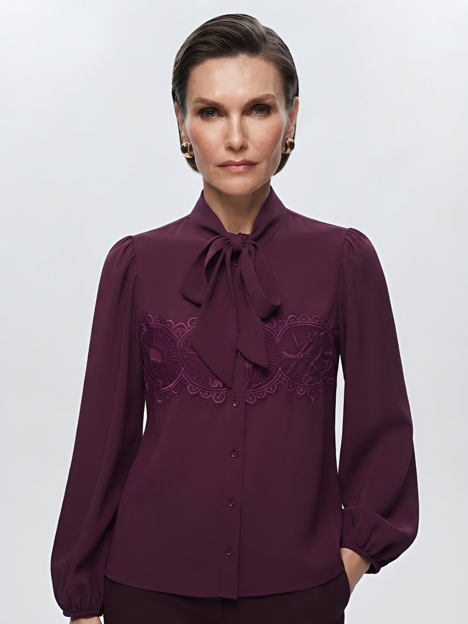 CAMICIA INSERTO IN PIZZO