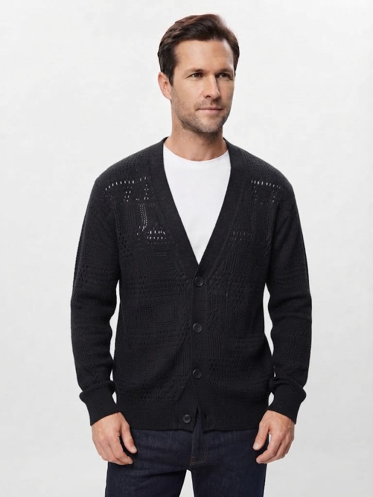 CARDIGAN TRAFORATO