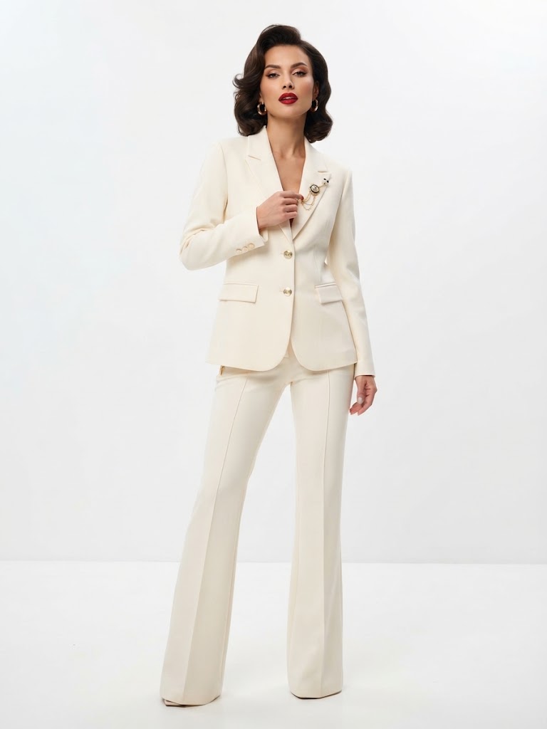 BLAZER E PANTALONE A PALAZZO