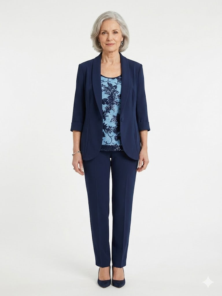 TAILLEUR TRE PEZZI CON DETTAGLI LUXURY