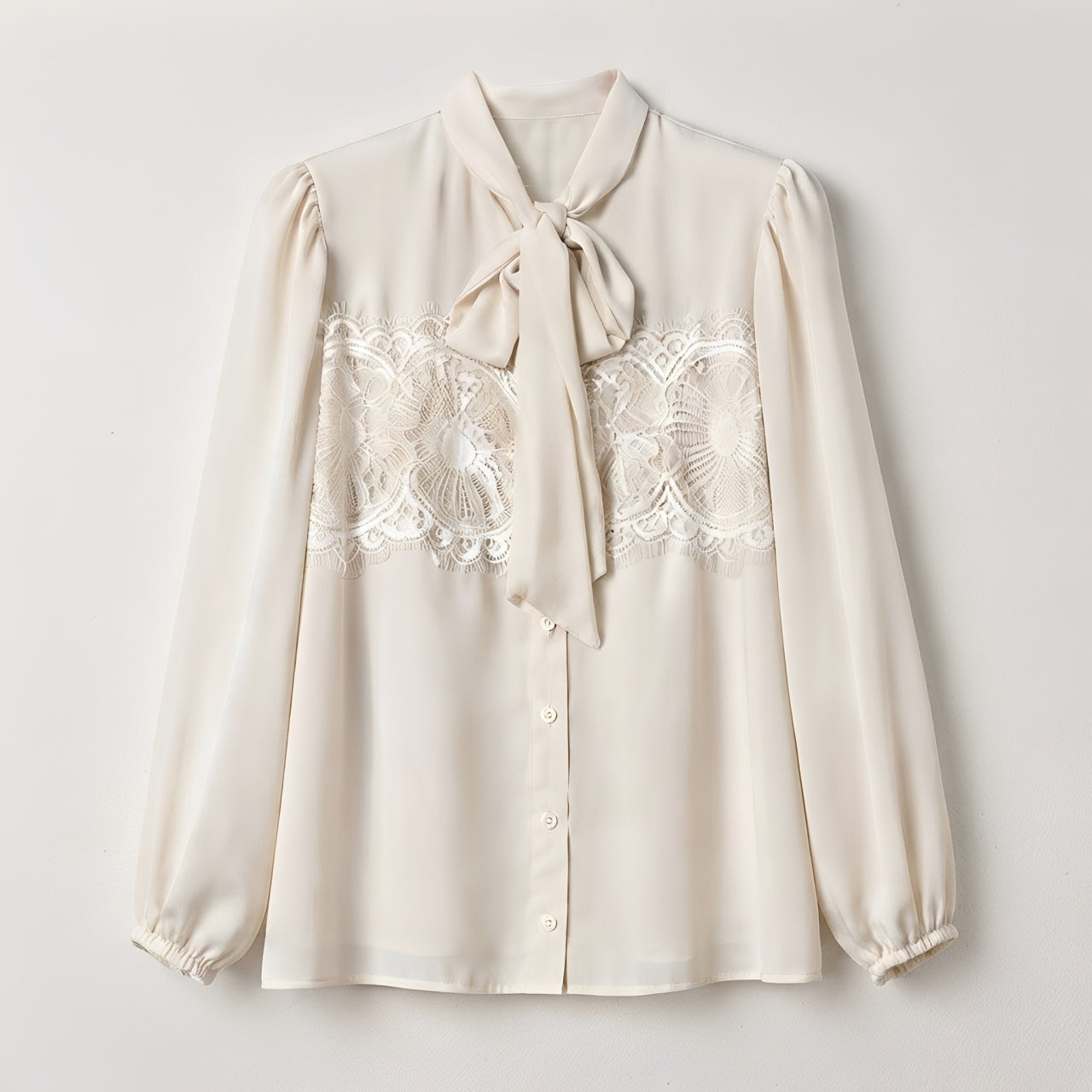 CAMICIA INSERTO IN PIZZO