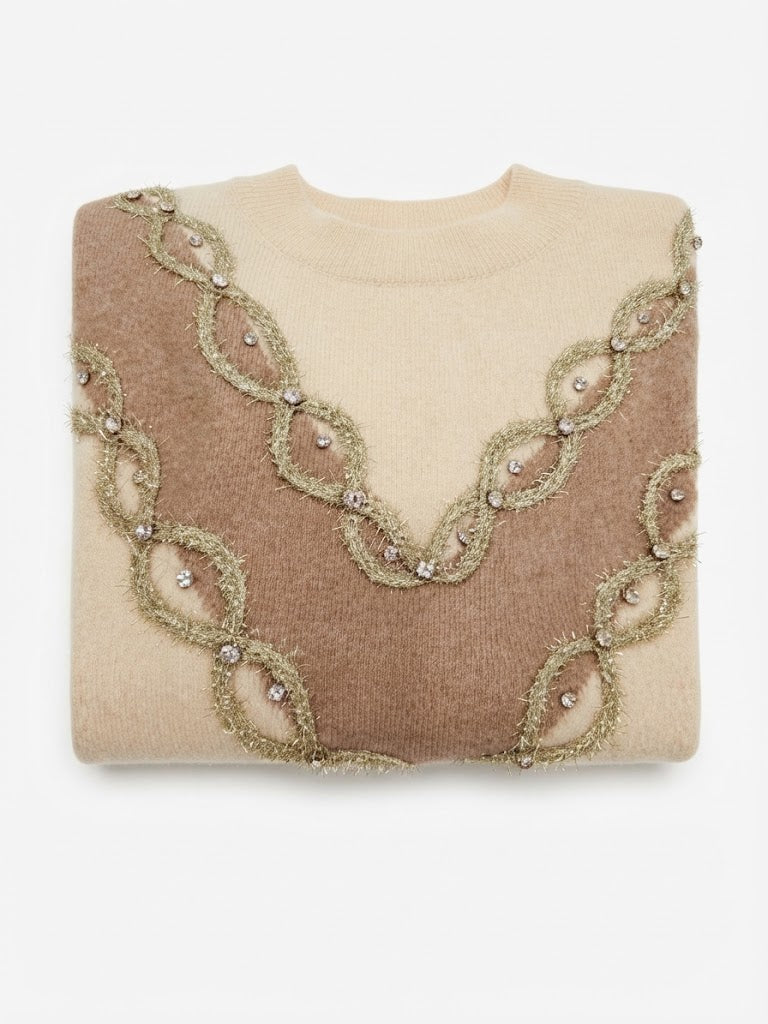 MAGLIONE DECORATO