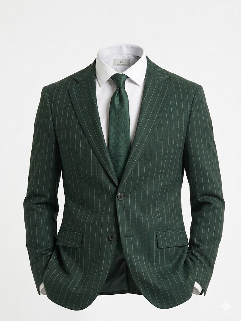 MONOPETTO GESSATO VERDE