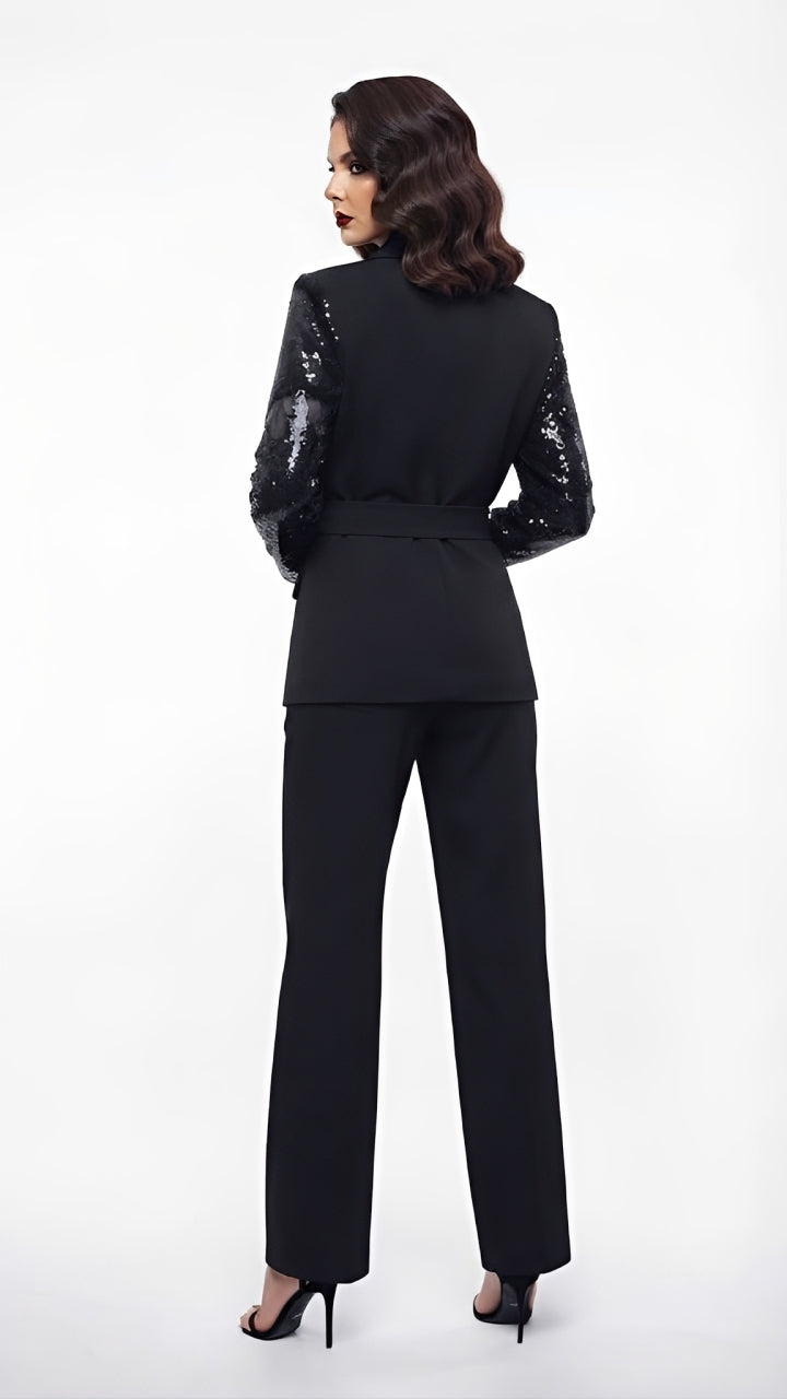 TAILLEUR CON  MANICHE PAILLETES