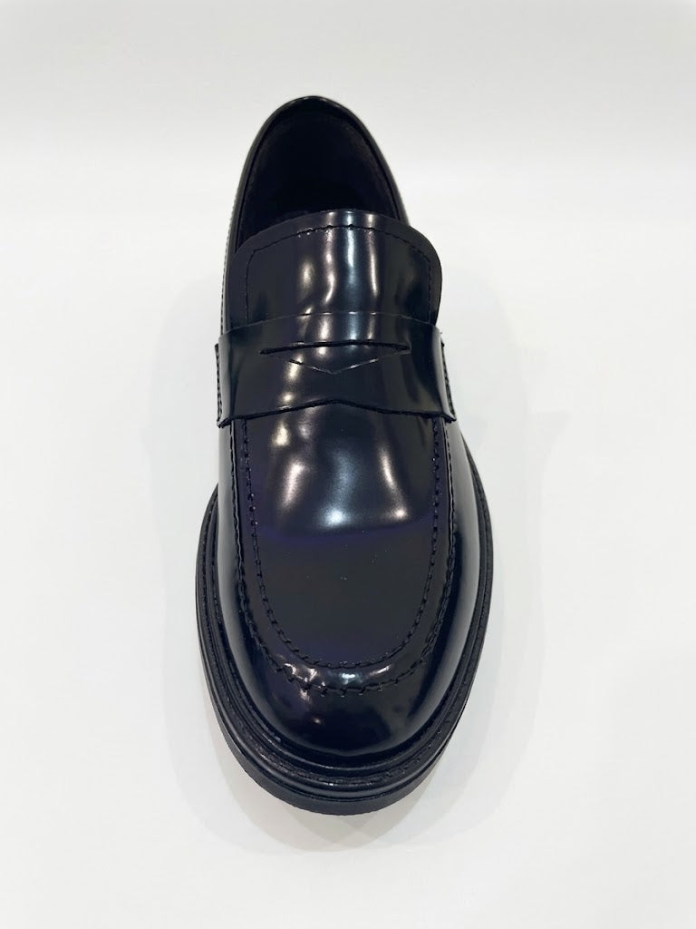 MOCASSIN BLEU LISSE