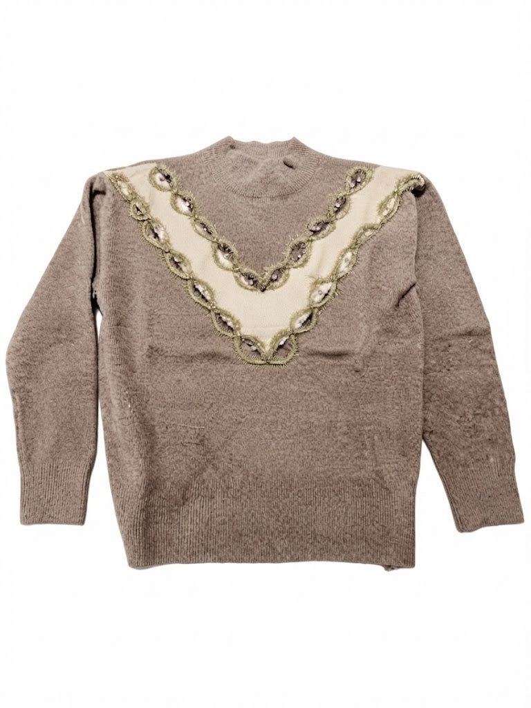 MAGLIONE DECORATO