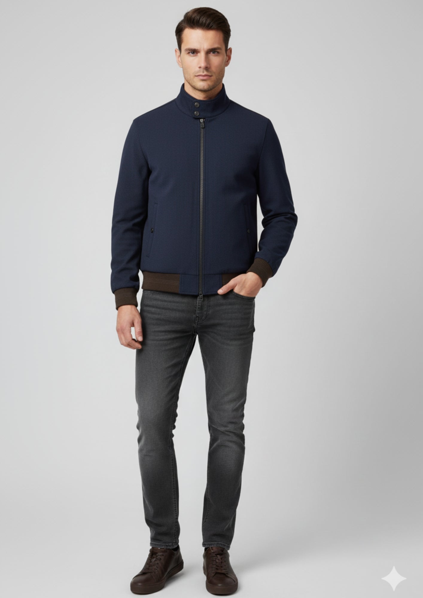 Giubbotto in Pelle Reversibile