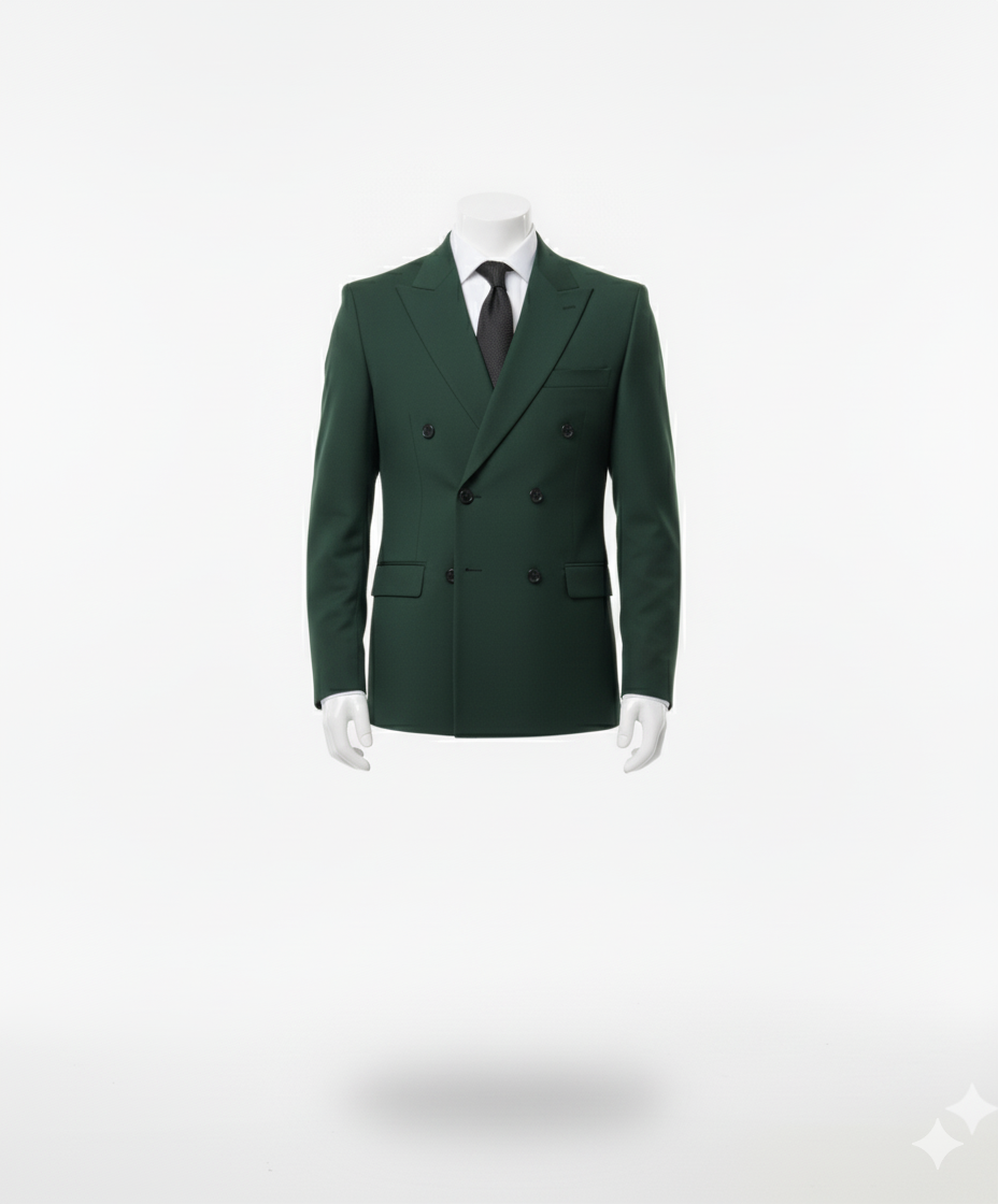 ABITO DOPPIOPETTO VERDE