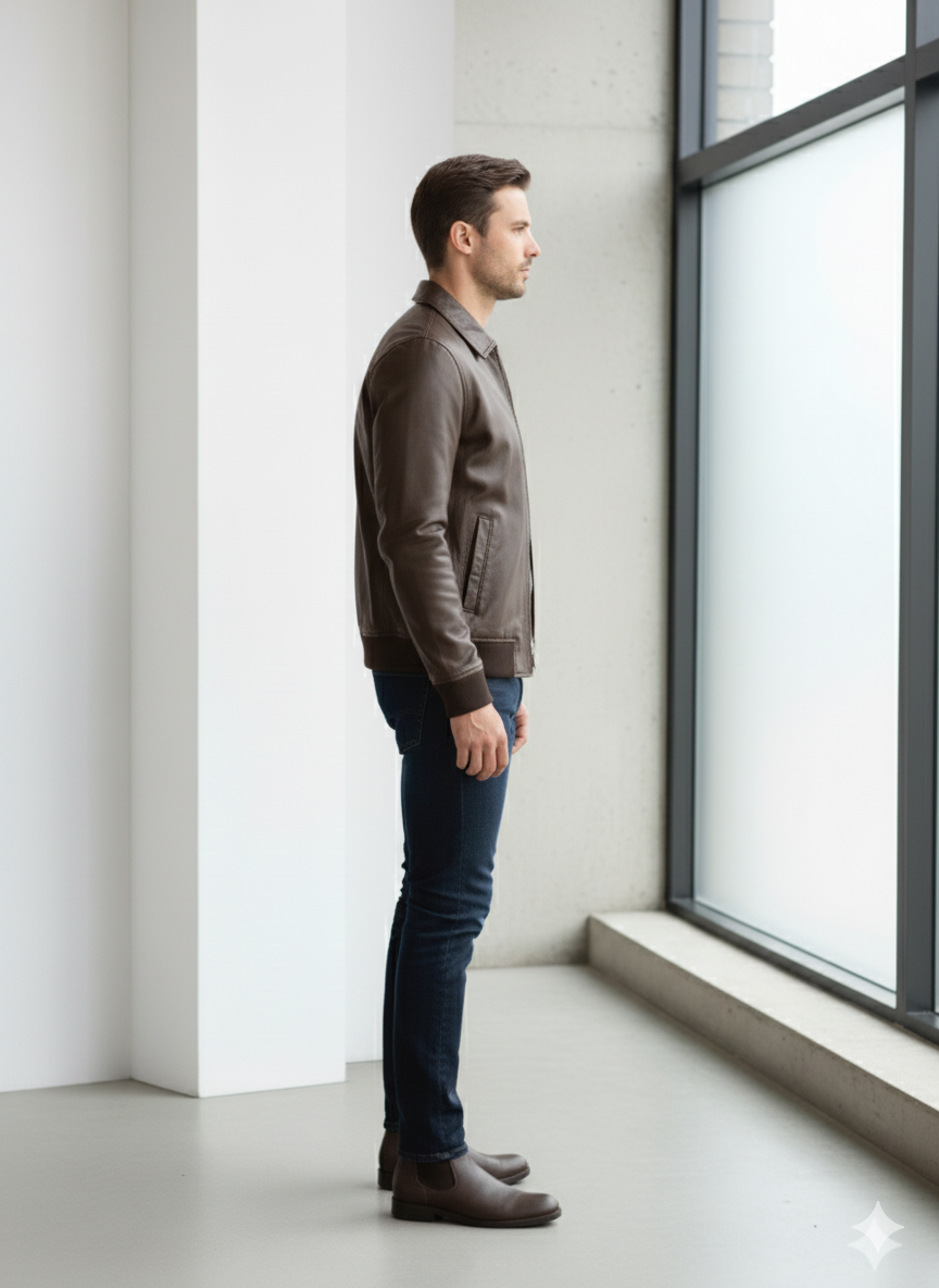 Giubbotto in Pelle Politano