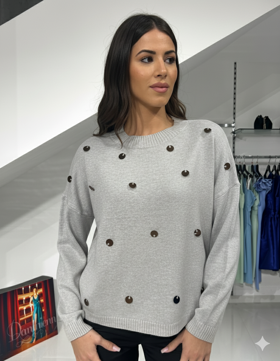 MAGLIONCINO CON DECORZIONI