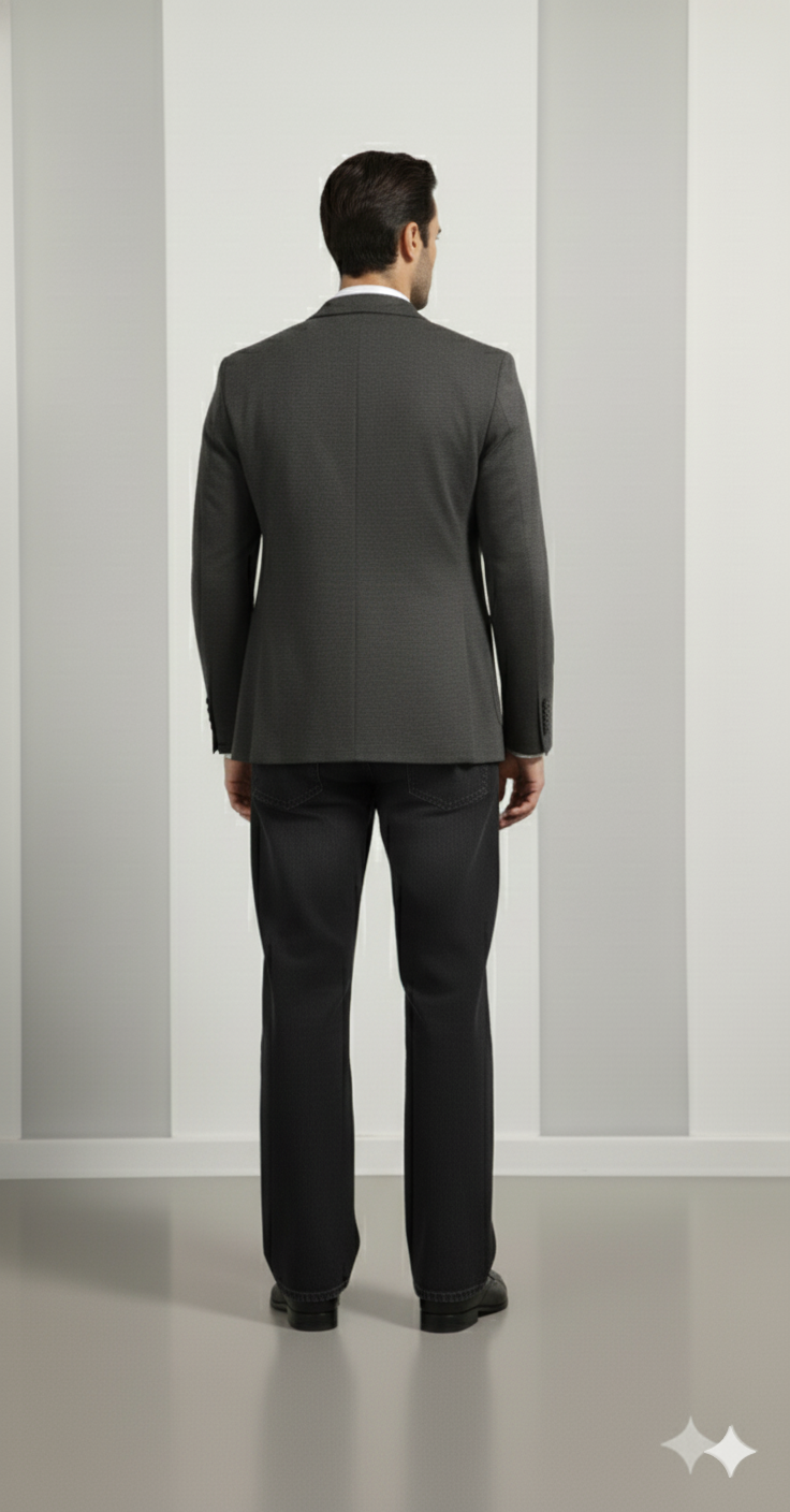 JEANS A PALAZZO NERO