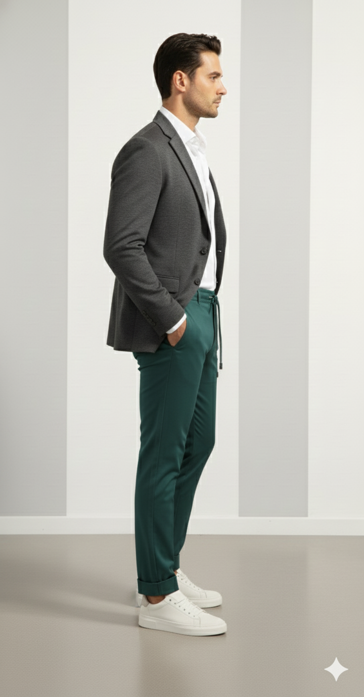PANTALACCIO UOMO VERDE