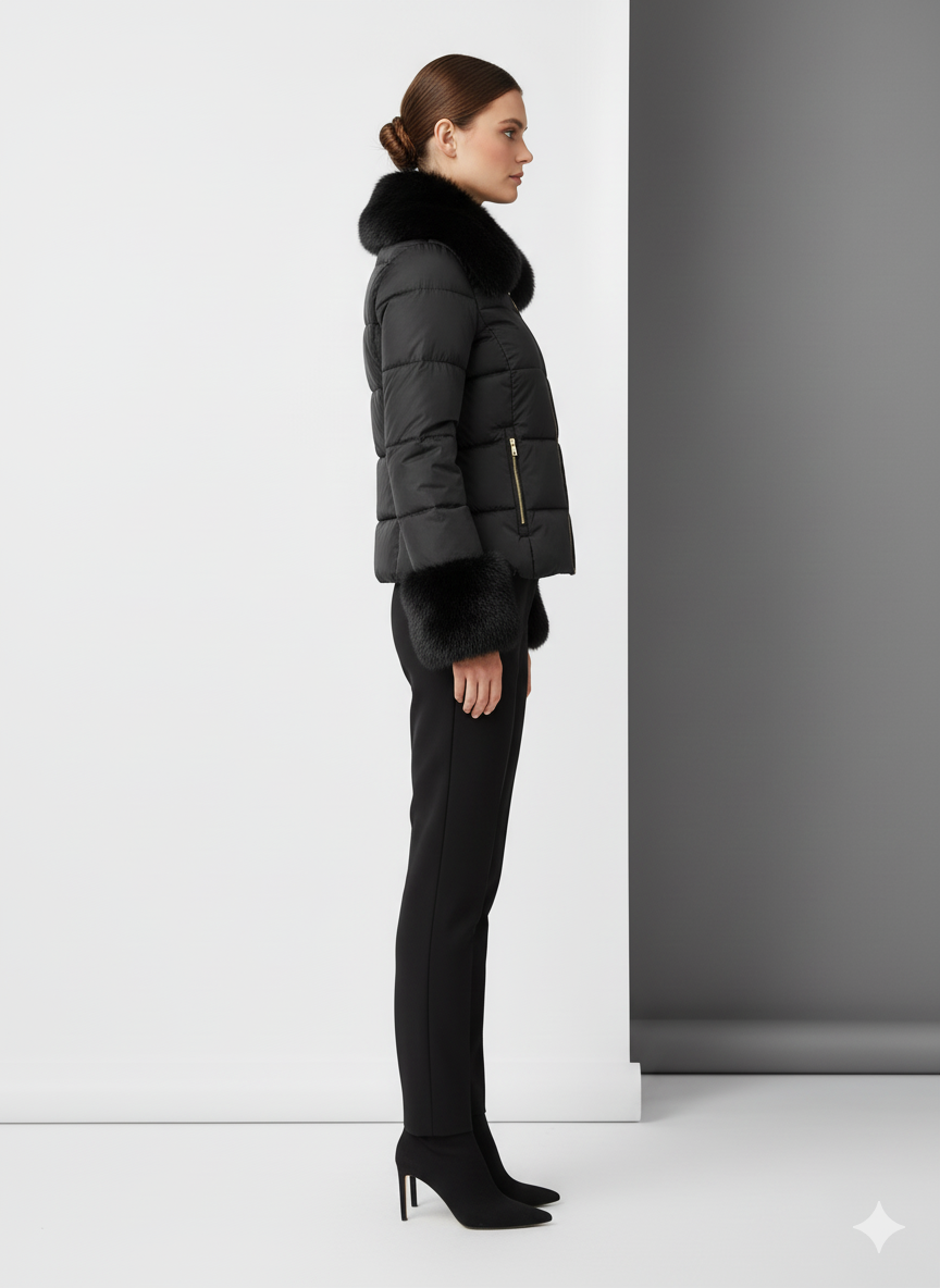 GIUBBOTTO LASKY CON PELLICCIA NERA