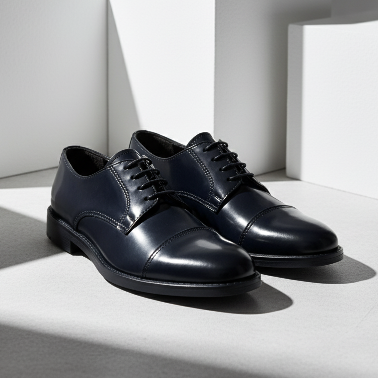BLACK SOFT SMOOTH SHOE