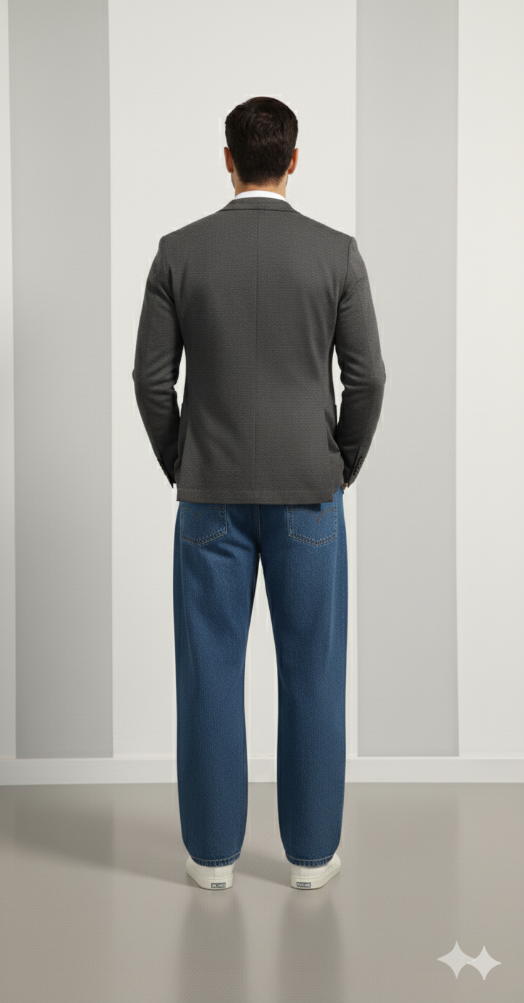 JEANS A PALAZZO DENIM