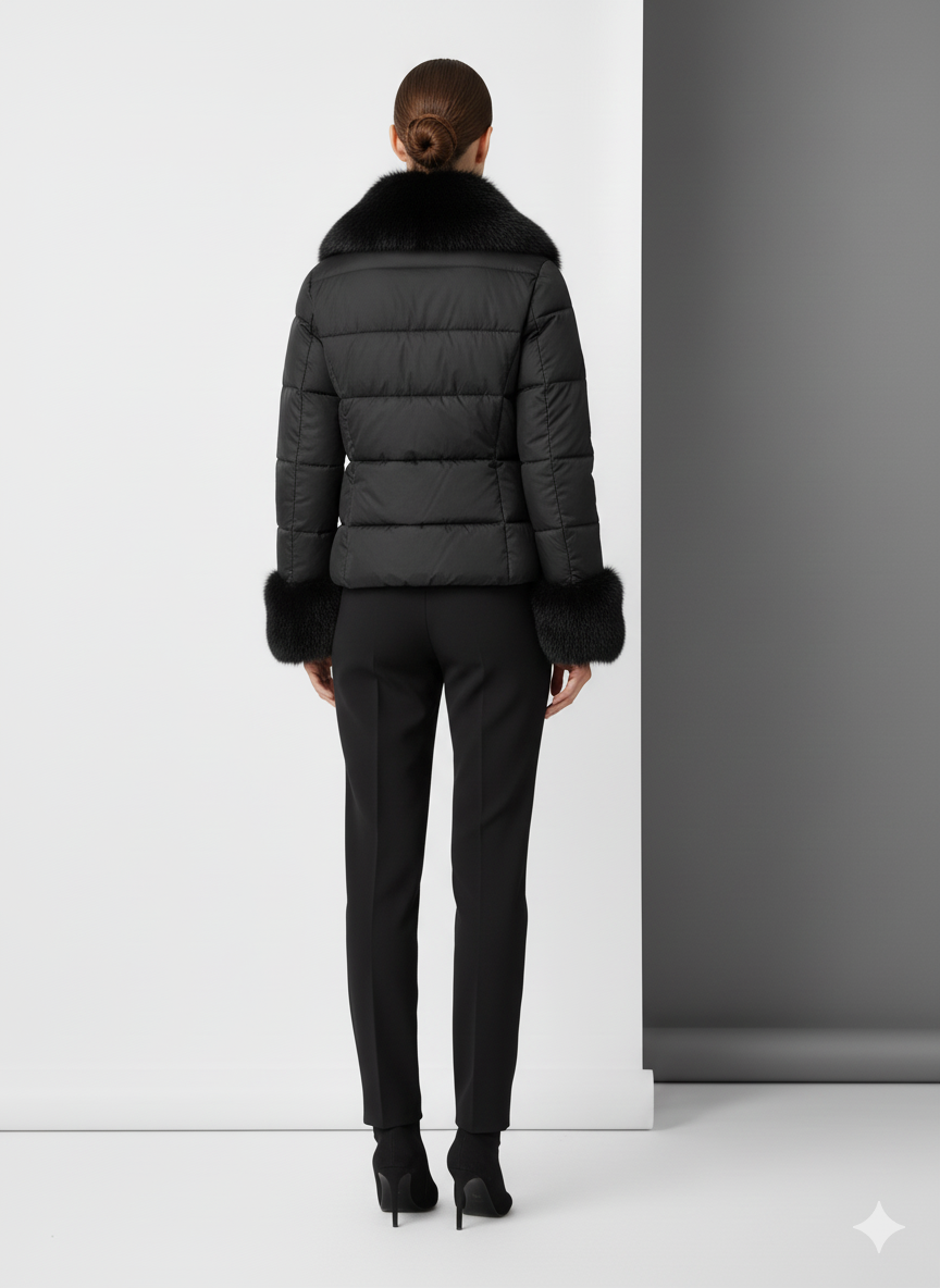 GIUBBOTTO LASKY CON PELLICCIA NERA