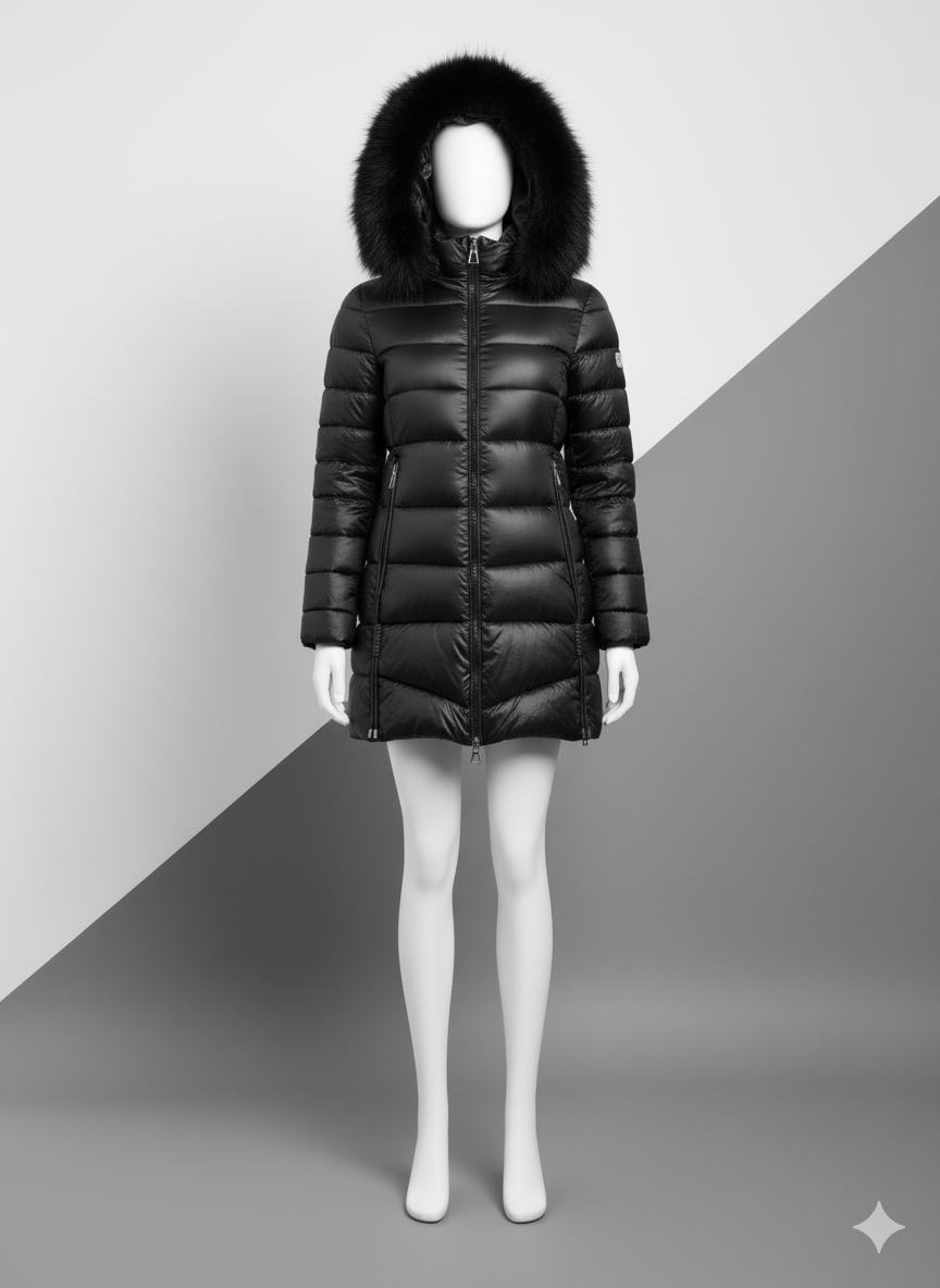 GIUBBOTTO ARTIGLI LUNGO CON PELLICCIA