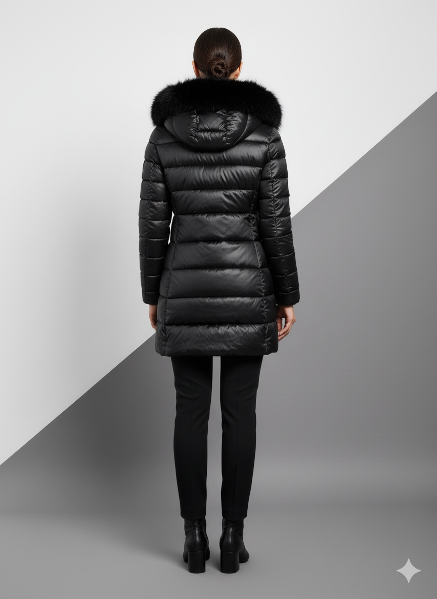 GIUBBOTTO ARTIGLI LUNGO CON PELLICCIA