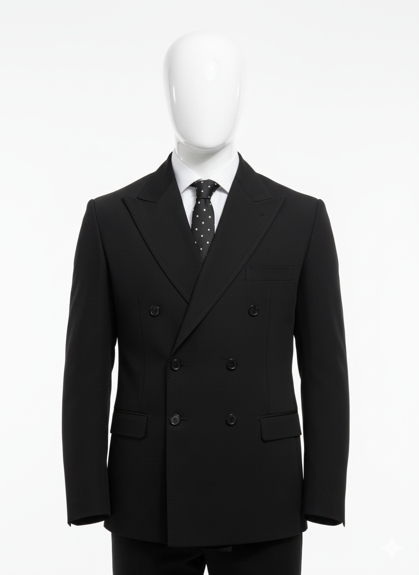 ABITO DOPPIOPETTO NERO