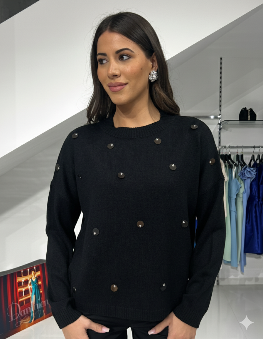 MAGLIONCINO CON DECORZIONI