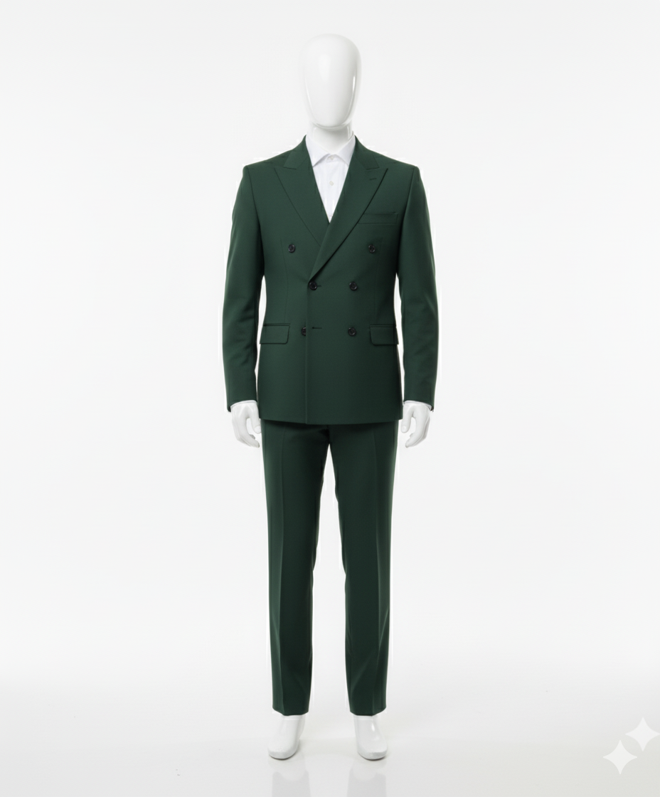 ABITO DOPPIOPETTO VERDE