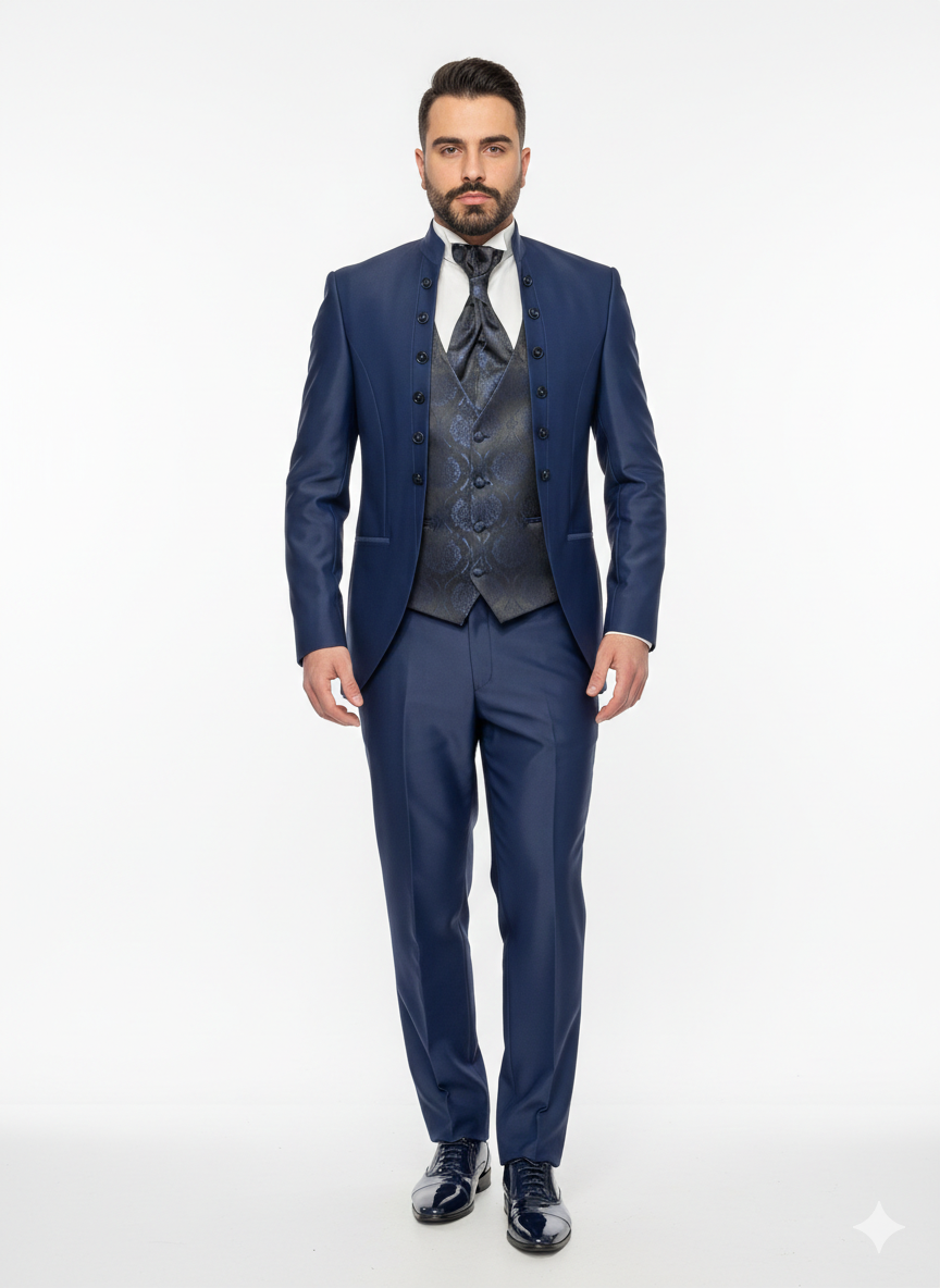ABITO COREANO BLU ROYAL