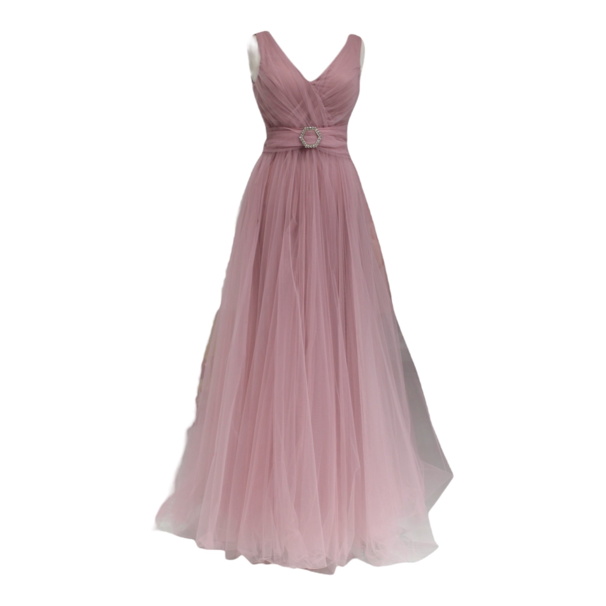 Long pink dress
