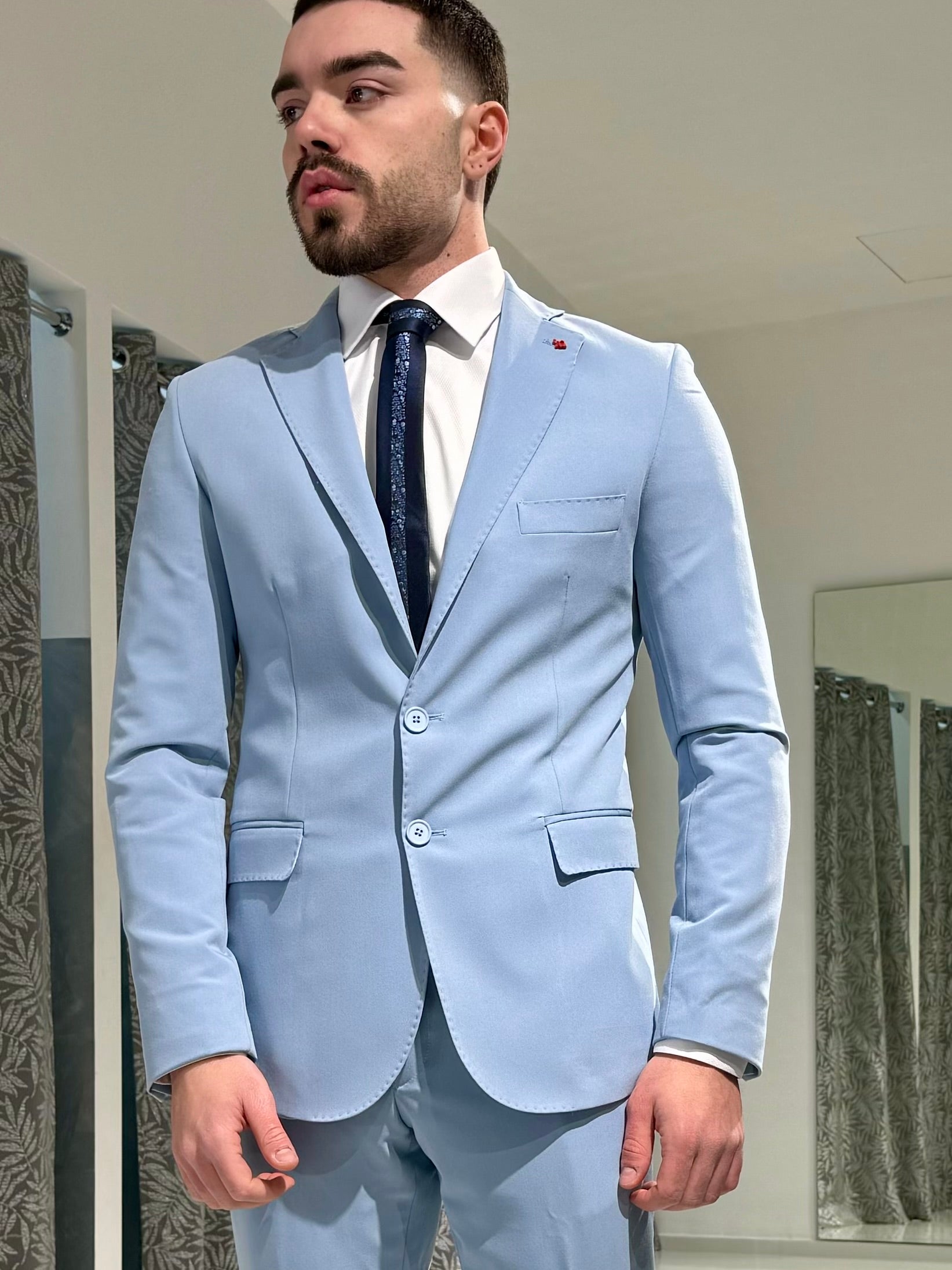 SOFT LIGHT BLUE DRESS