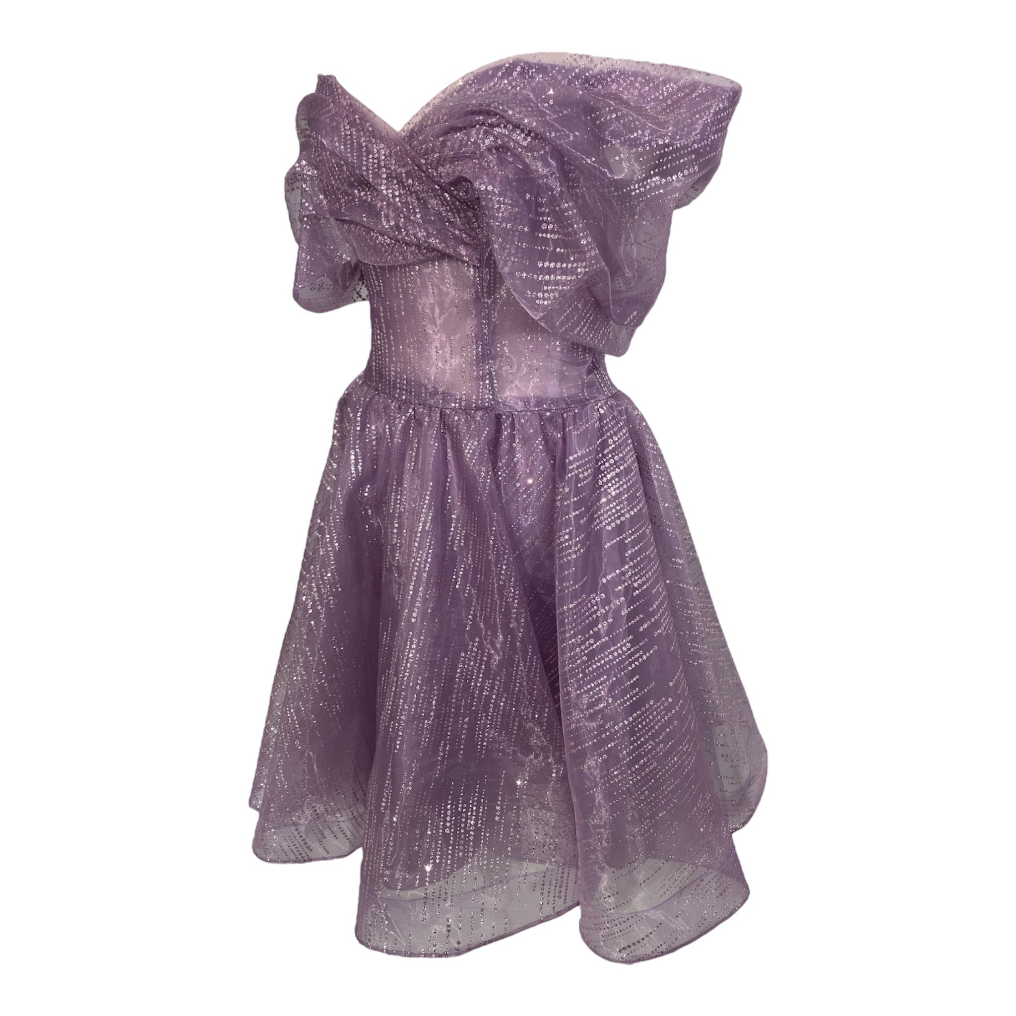 LUREX SHORT DRESS