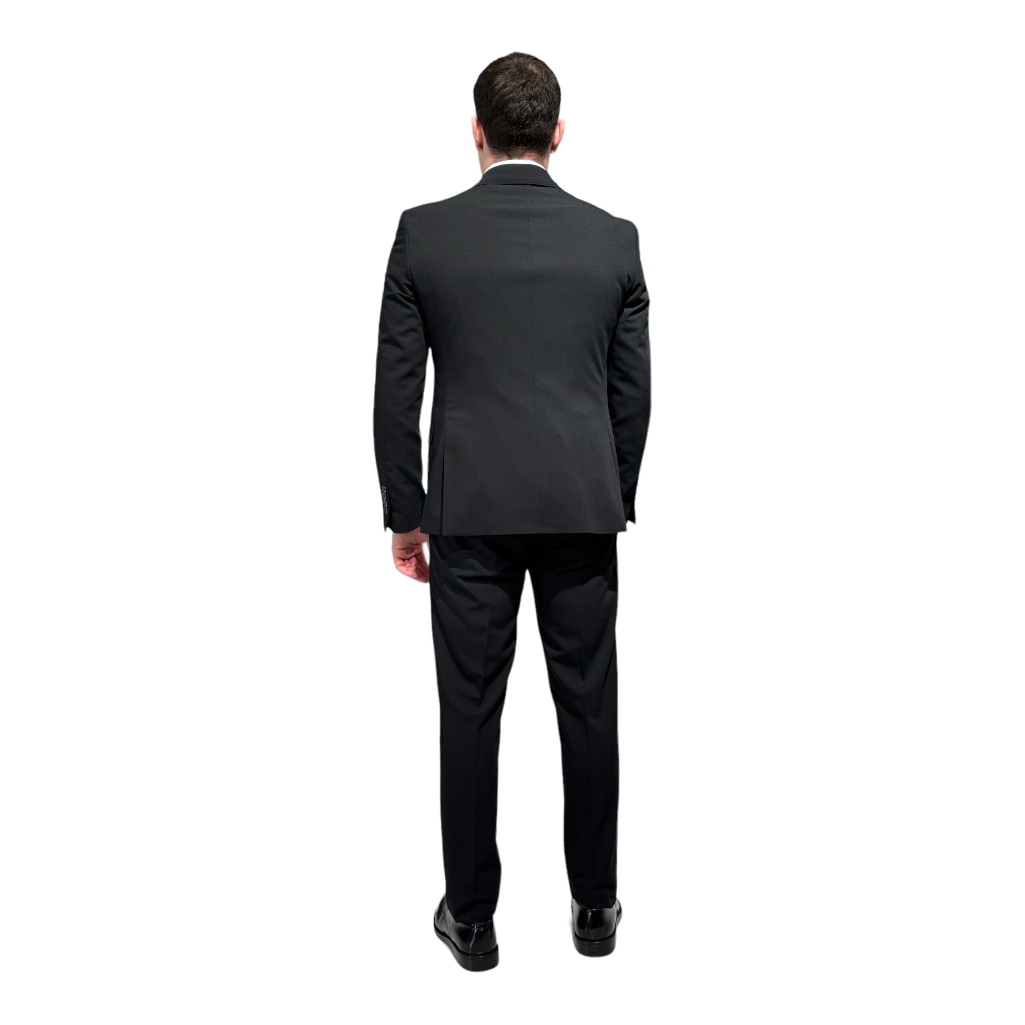 SMOKING SUIT SHAWL-BLACK THREAD