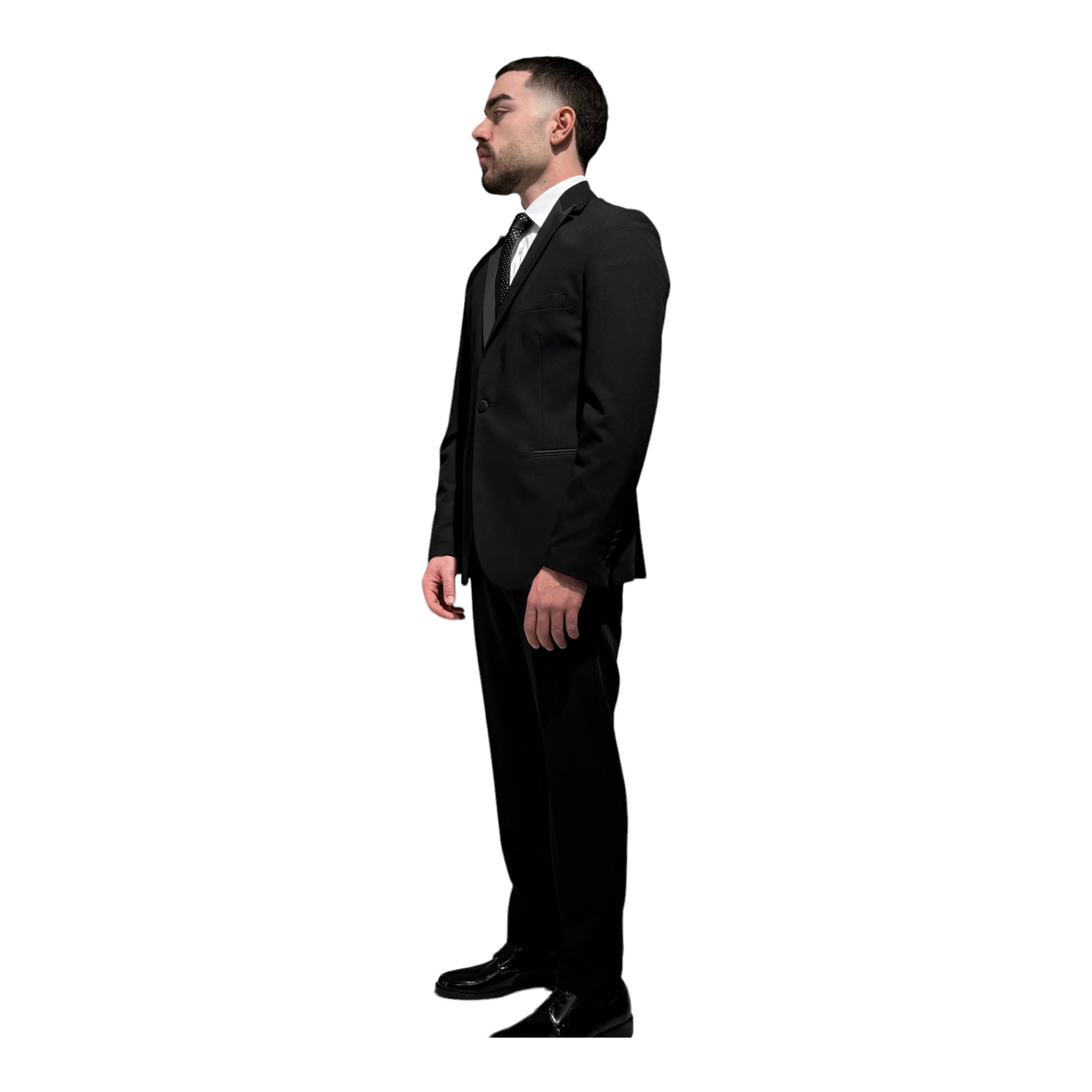 BLACK SPEAR TUXEDO SUIT