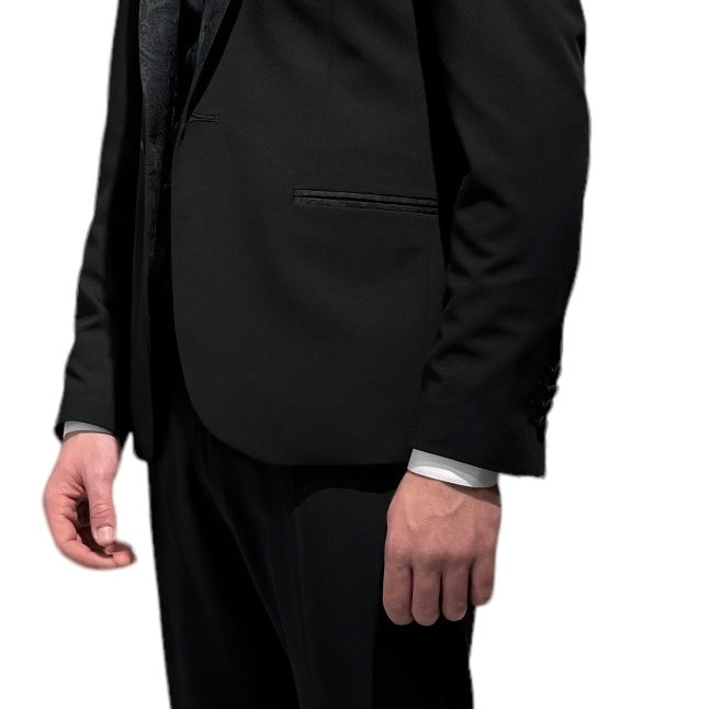 BLACK ARBORE SHAWL TUXEDO SUIT
