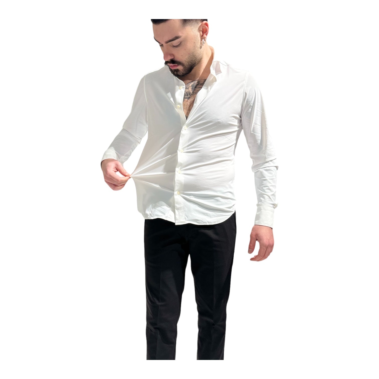 WHITE PERFORMANCE SHIRT