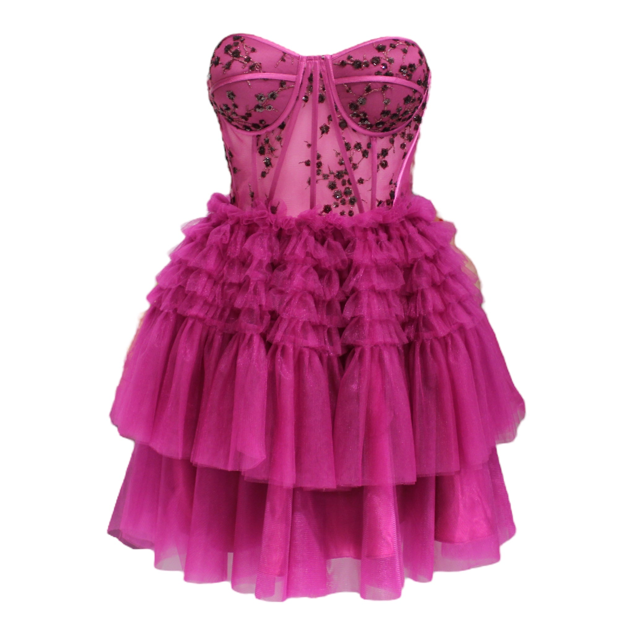 ABITO CORTO CON BALZE