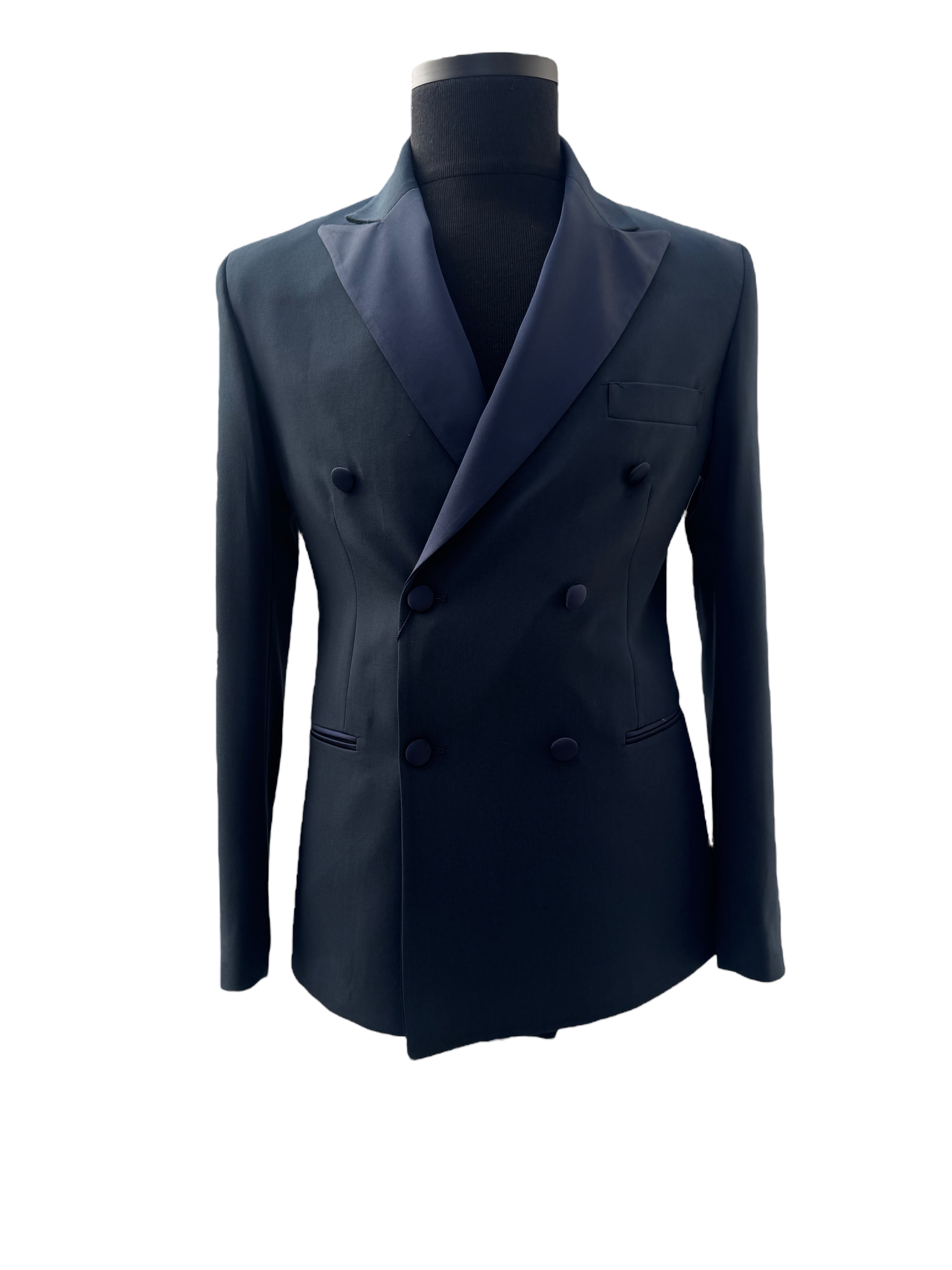 BLUE DOUBLE BREASTED TUXEDO