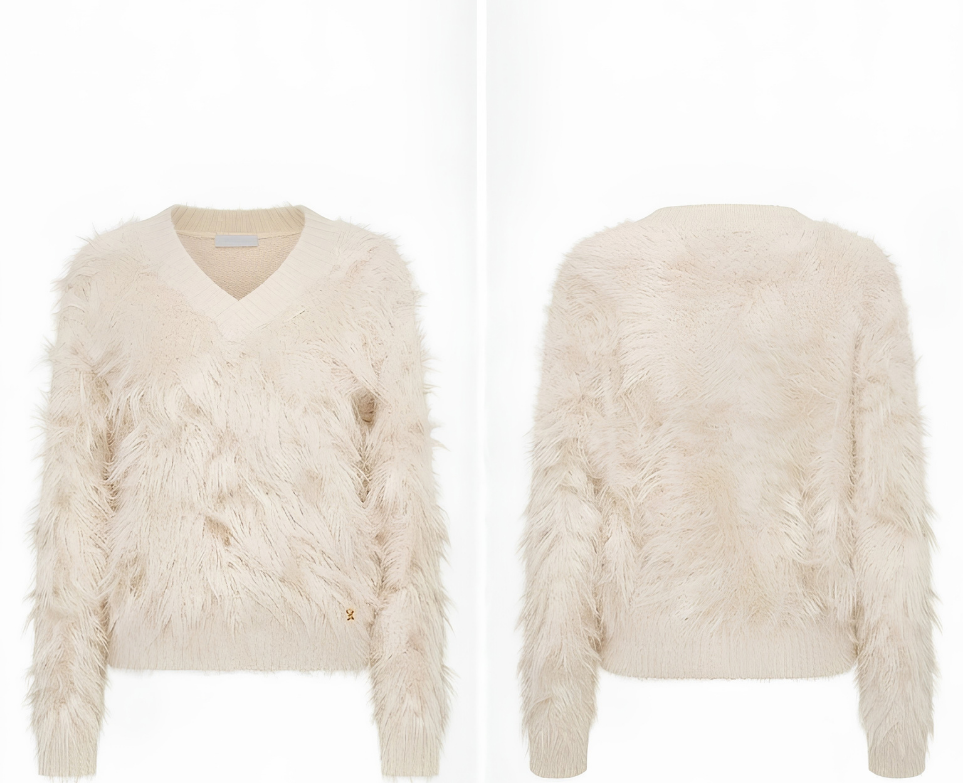 MAGLIONE EFFETTO PELLICCIA