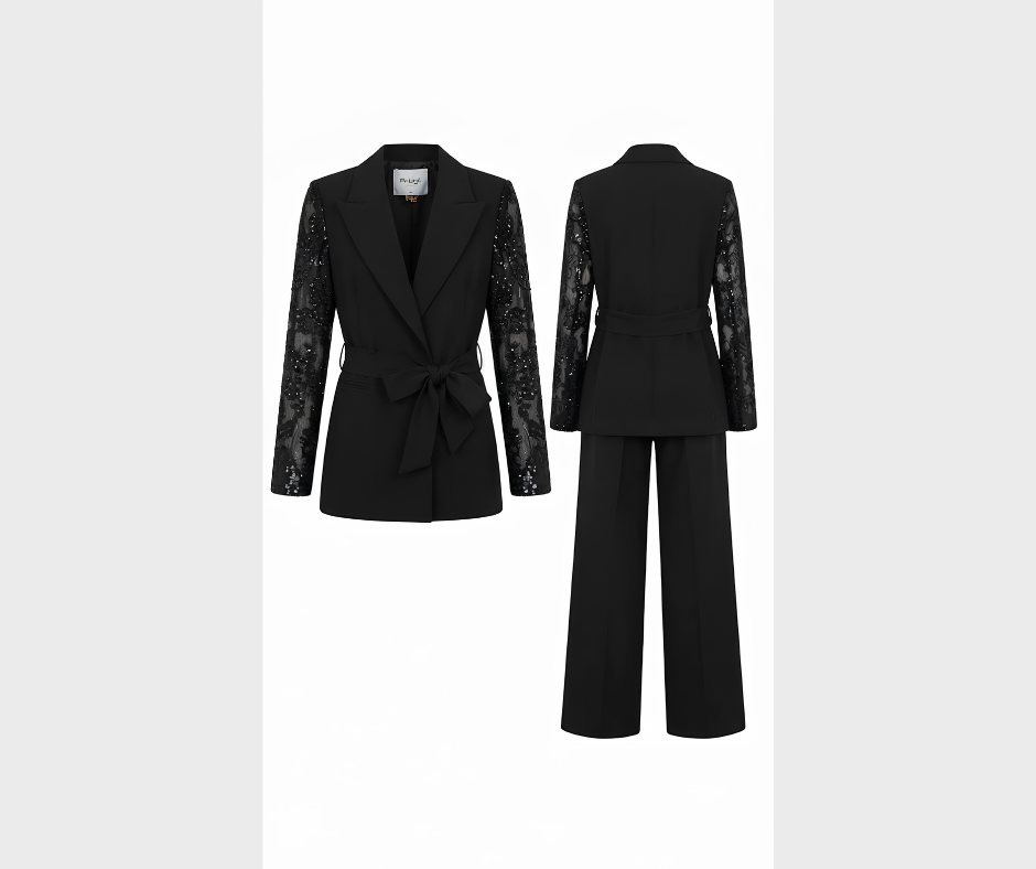 TAILLEUR CON  MANICHE PAILLETES