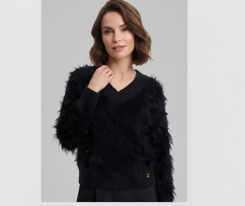 MAGLIONE EFFETTO PELLICCIA