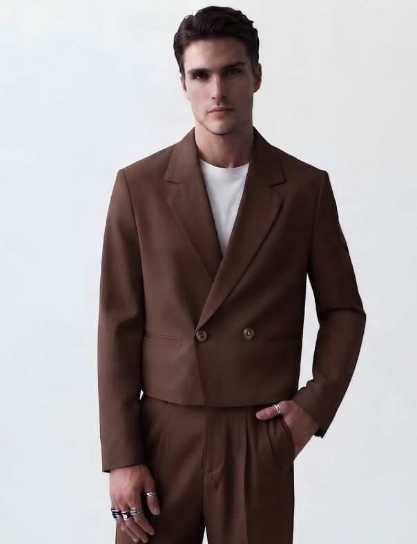 BLAZER CROP UOMO