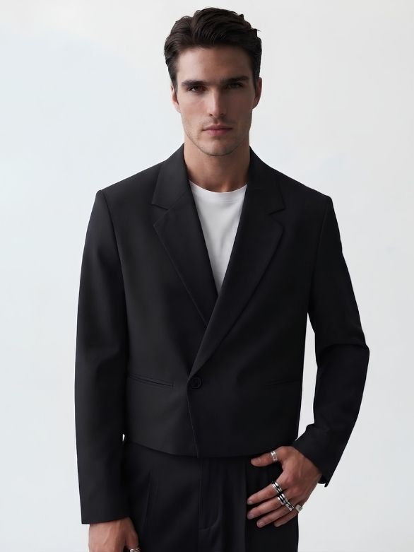 BLAZER CROP UOMO