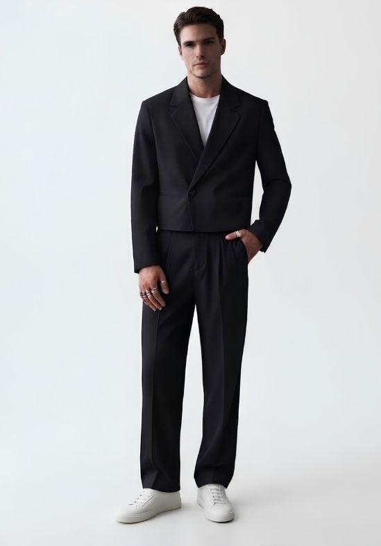 BLAZER CROP UOMO