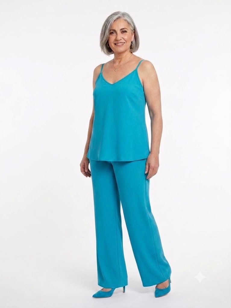 COMPLETO BLUSA PAILLETTES
