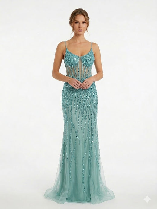 ABITO STRASS CASCATA