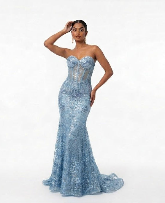 ABITO SIRENA CON BUSTINO