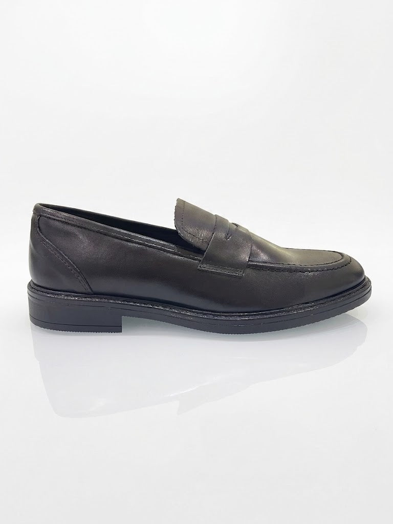 MOCASSIN BLEU LISSE