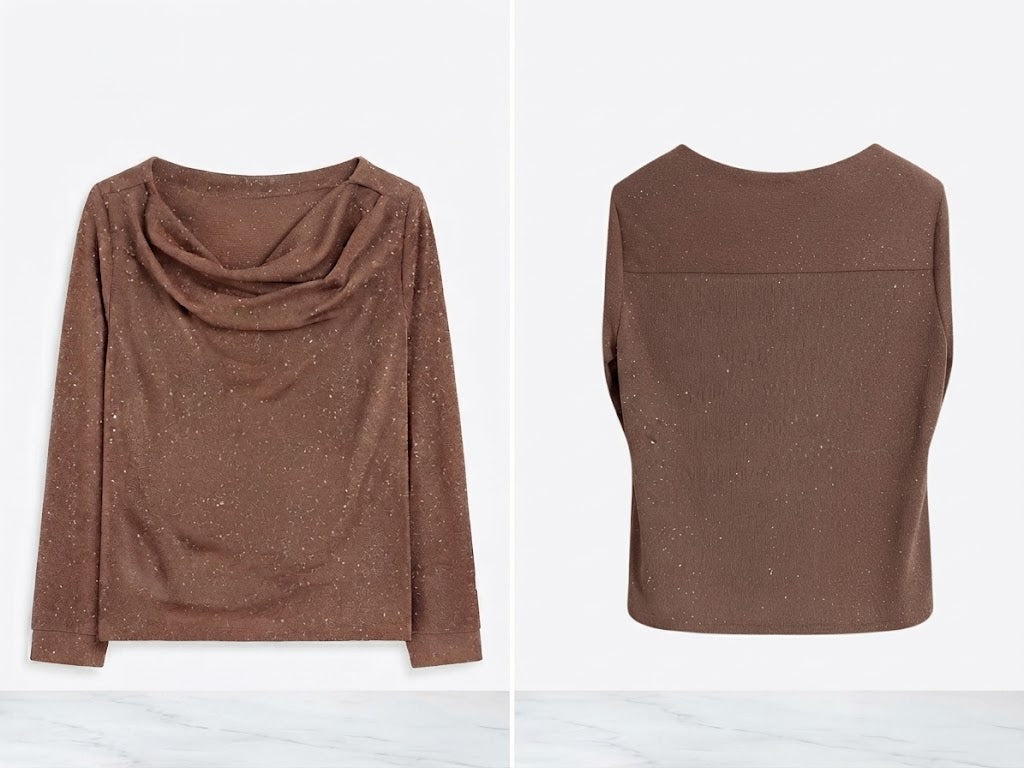 BLUSA LAMINATA