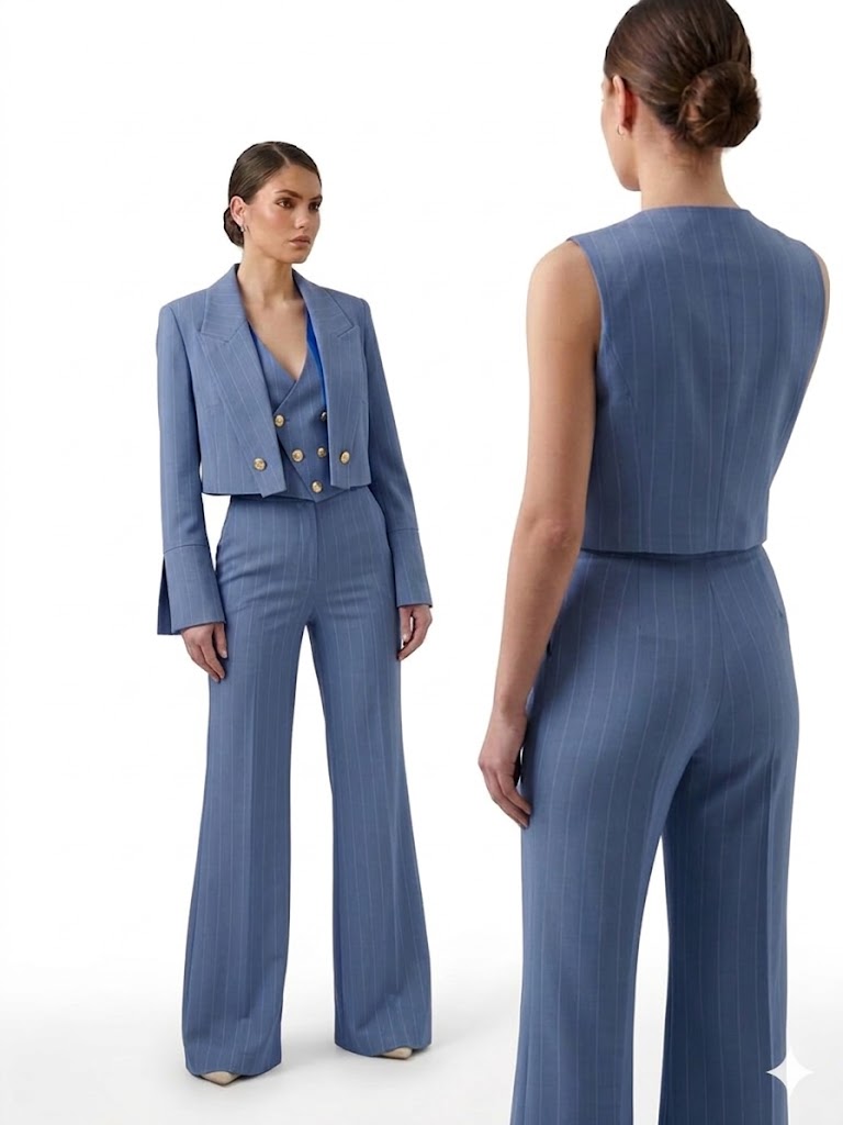 TAILLEUR TRE PEZZI GESSATO