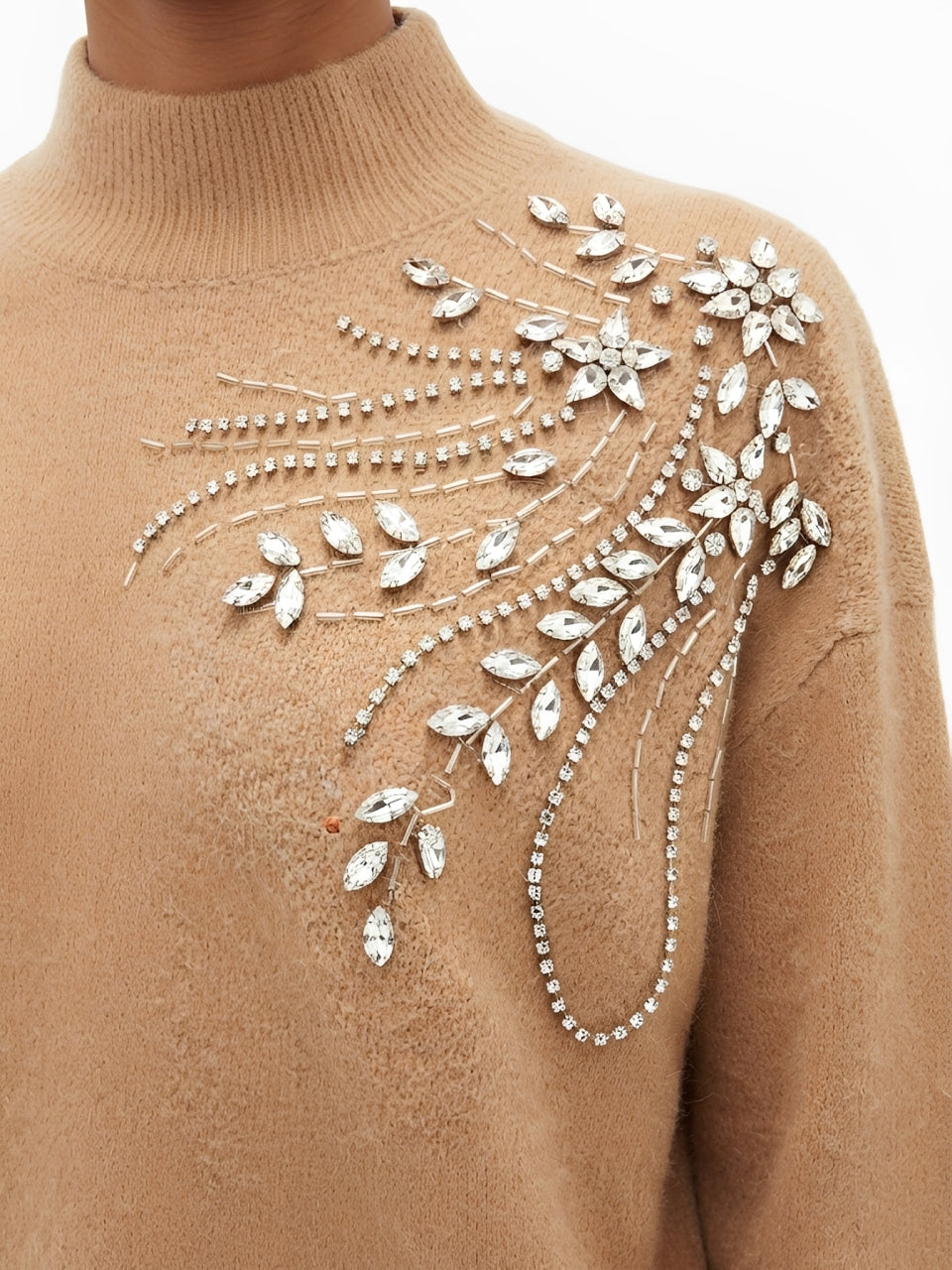 MAGLIONE CON  CRISTALLI