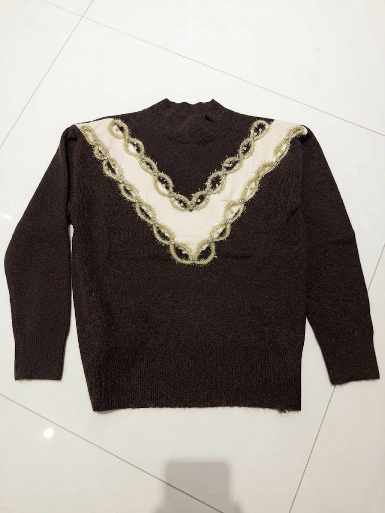 MAGLIONE DECORATO
